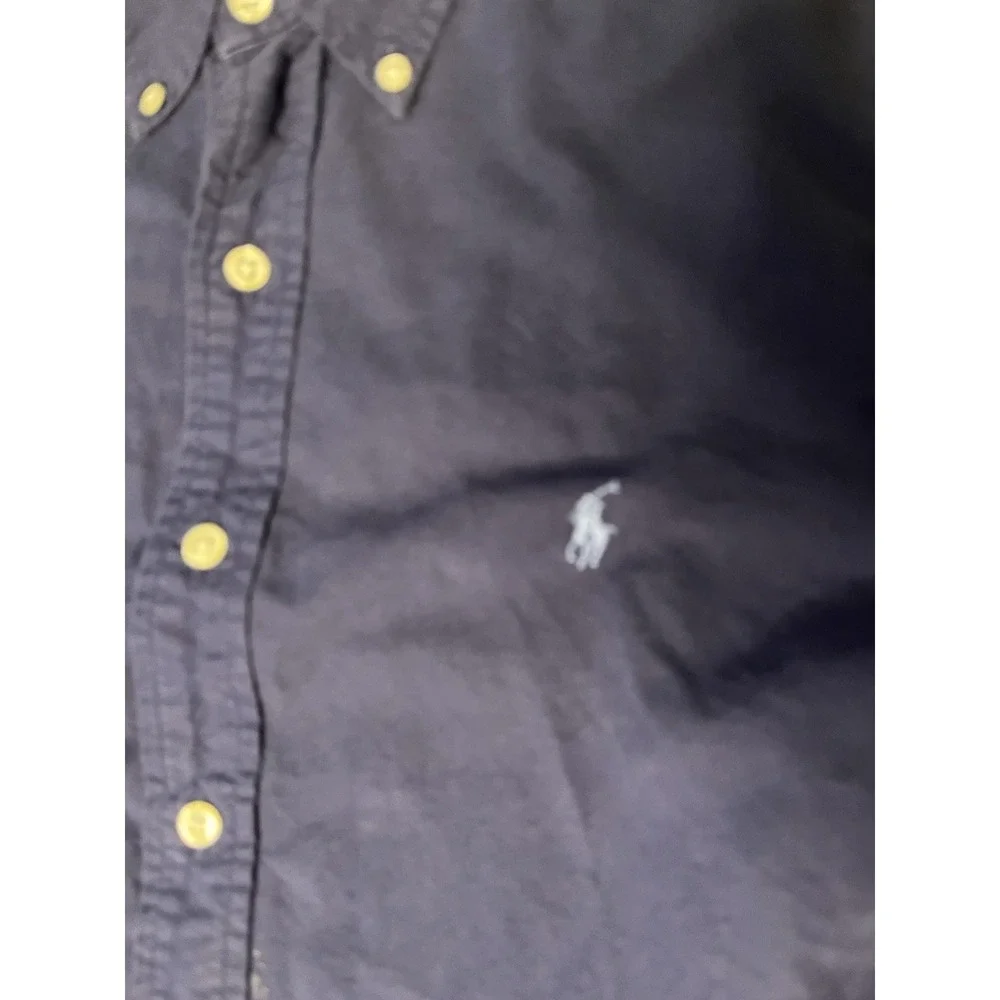 Polo Ralph Lauren Dress Shirts Men's SM Plaid Solid Long Sleeve Button Up Lot X2